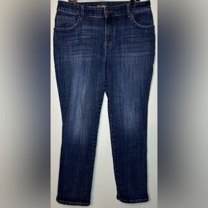 Lee Blue Straight Leg Jeans with Indigo Wash